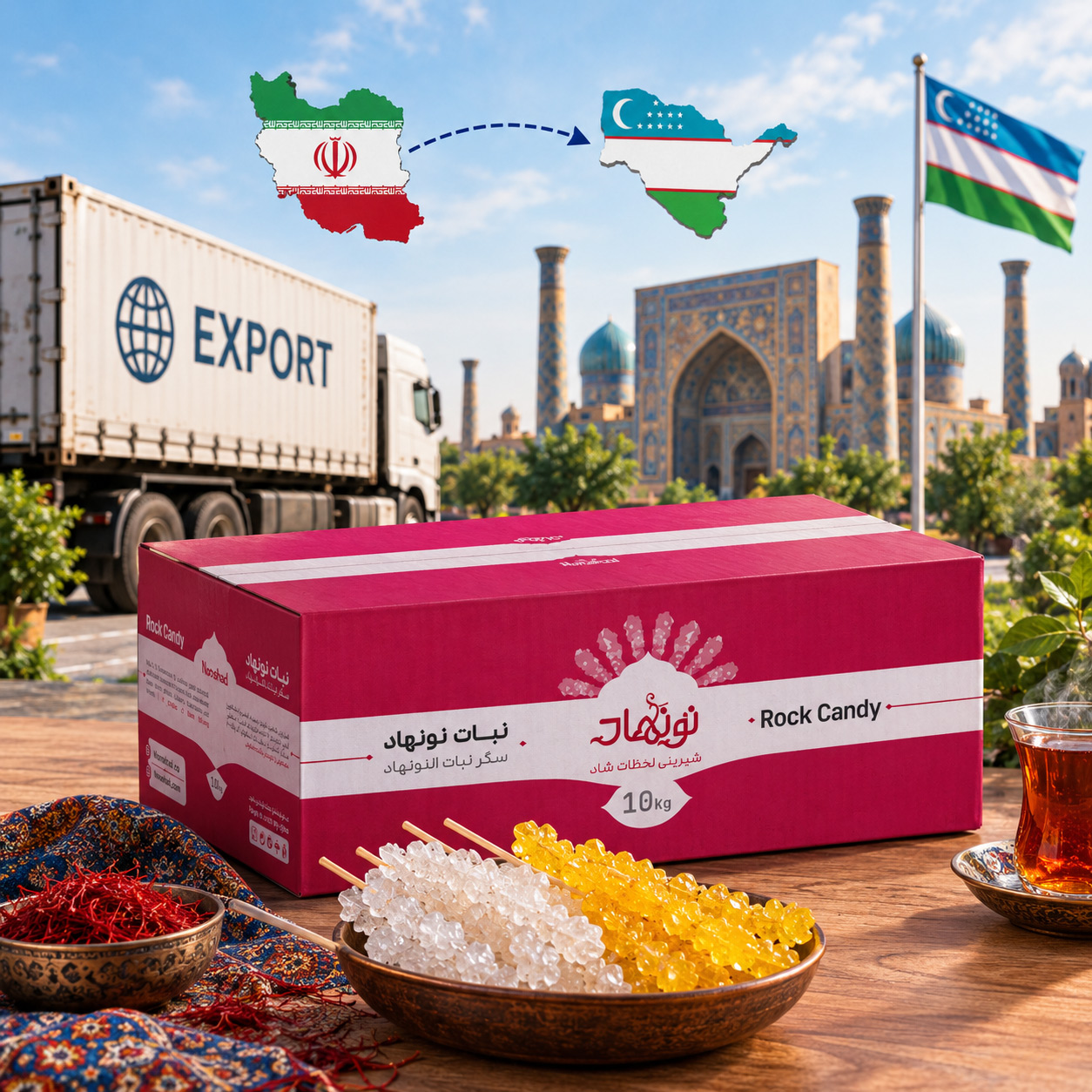 صادرات نبات نونهاد به ازبکستان